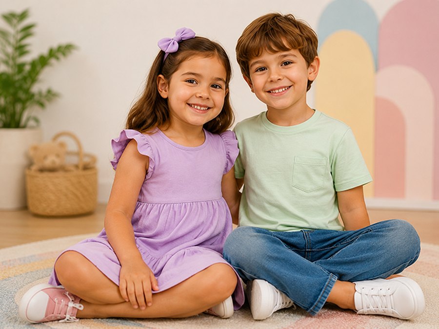 Equipe e loja Lamel Moda Infantil